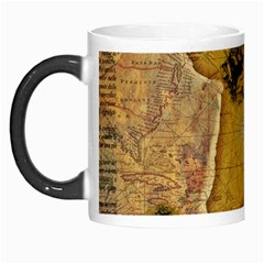 Vintage Map Of The World Continent Morph Mug by Proyonanggan