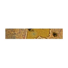 Vintage Map Of The World Continent Premium Plush Fleece Scarf (mini) by Proyonanggan