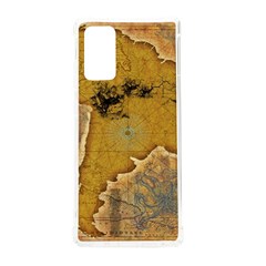 Vintage Map Of The World Continent Samsung Galaxy Note 20 Tpu Uv Case by Proyonanggan