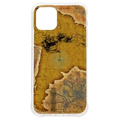 Vintage Map Of The World Continent Iphone 12/12 Pro Tpu Uv Print Case by Proyonanggan