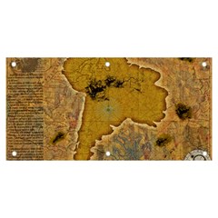 Vintage Map Of The World Continent Banner And Sign 6  X 3  by Proyonanggan