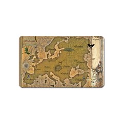 Map Geography Travel Global Magnet (name Card) by Proyonanggan