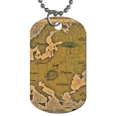 Map Geography Travel Global Dog Tag (two Sides) by Proyonanggan