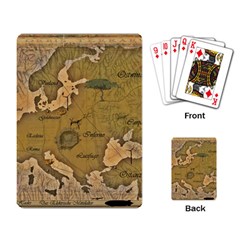 Map Geography Travel Global Playing Cards Single Design (rectangle) by Proyonanggan