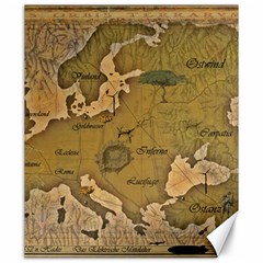 Map Geography Travel Global Canvas 20  X 24  by Proyonanggan