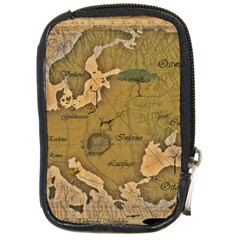 Map Geography Travel Global Compact Camera Leather Case by Proyonanggan