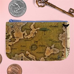 Map Geography Travel Global Large Coin Purse by Proyonanggan