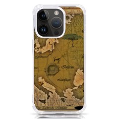 Map Geography Travel Global Iphone 14 Pro Tpu Uv Print Case by Proyonanggan