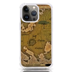 Map Geography Travel Global Iphone 13 Pro Tpu Uv Print Case by Proyonanggan