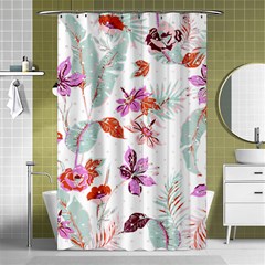 Flawer Shower Curtain 48  X 72  (small)  by saad11