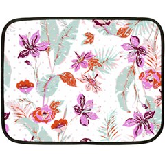 Flawer Two Sides Fleece Blanket (mini) by saad11