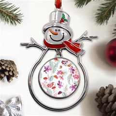 Flawer Metal Snowman Ornament by saad11