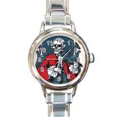 Ghost Round Italian Charm Watch by saad11