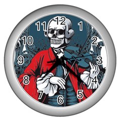 Ghost Wall Clock (silver) by saad11