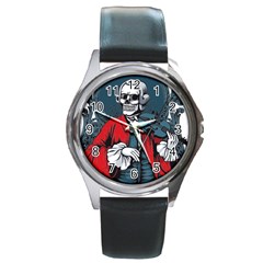 Ghost Round Metal Watch by saad11