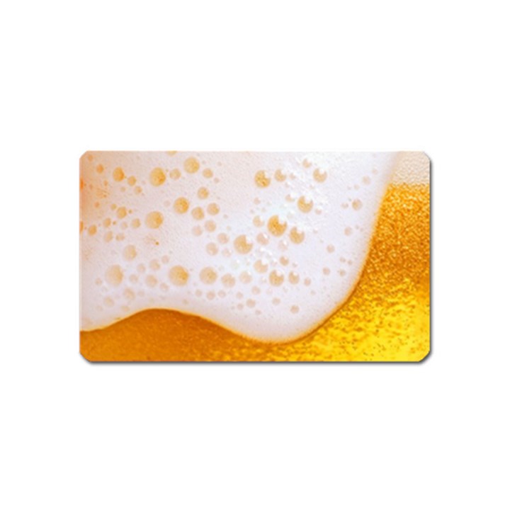 Beer Foam Texture Macro Liquid Bubble Magnet (Name Card)