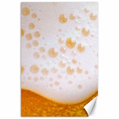 Beer Foam Texture Macro Liquid Bubble Canvas 24  X 36  by Cemarart