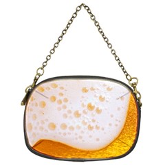 Beer Foam Texture Macro Liquid Bubble Chain Purse (one Side) by Cemarart