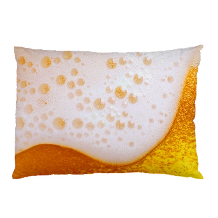 Beer Foam Texture Macro Liquid Bubble Pillow Case