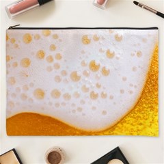 Beer Foam Texture Macro Liquid Bubble Cosmetic Bag (xxxl) by Cemarart