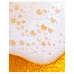 Beer Foam Texture Macro Liquid Bubble Drawstring Bag (small) by Cemarart