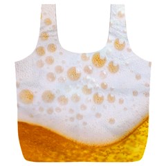 Beer Foam Texture Macro Liquid Bubble Full Print Recycle Bag (xxxl) by Cemarart