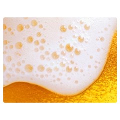 Beer Foam Texture Macro Liquid Bubble Two Sides Premium Plush Fleece Blanket (extra Small) by Cemarart