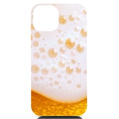 Beer Foam Texture Macro Liquid Bubble Iphone 14 Black Uv Print Case by Cemarart