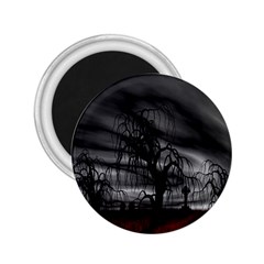 Grave Yard Dark Fantasy Trees 2.25  Magnets