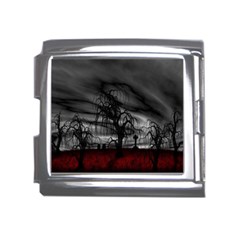 Grave Yard Dark Fantasy Trees Mega Link Italian Charm (18mm) by Cemarart