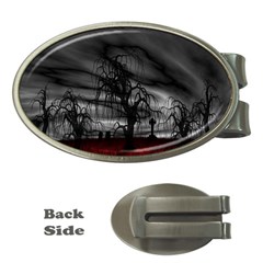 Grave Yard Dark Fantasy Trees Money Clips (Oval) 