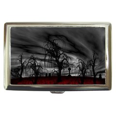 Grave Yard Dark Fantasy Trees Cigarette Money Case by Cemarart