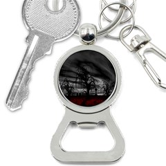 Grave Yard Dark Fantasy Trees Bottle Opener Key Chain