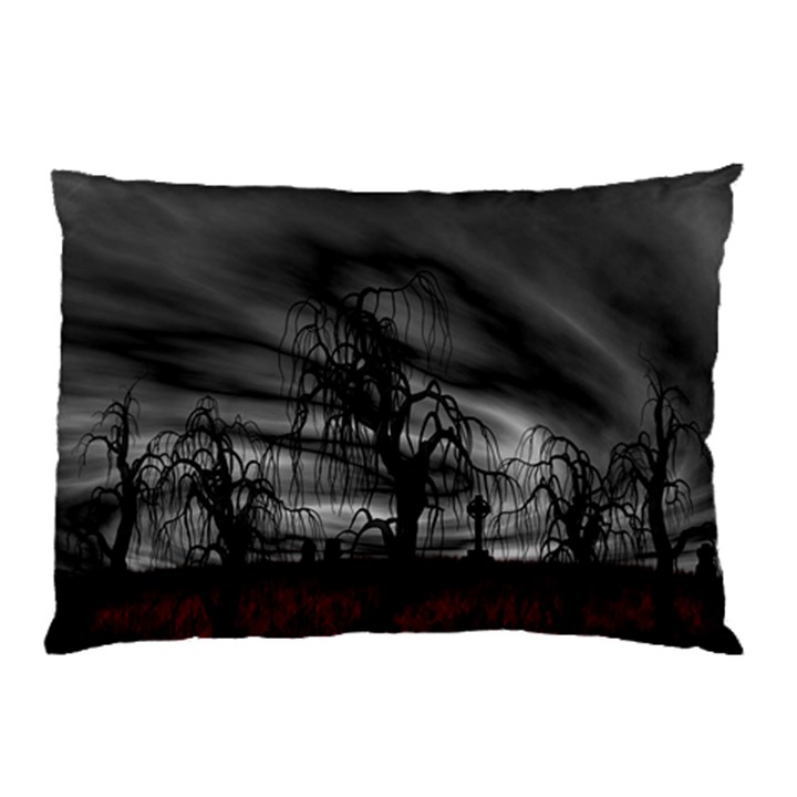 Grave Yard Dark Fantasy Trees Pillow Case