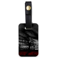 Grave Yard Dark Fantasy Trees Luggage Tag (one side)