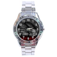 Grave Yard Dark Fantasy Trees Stainless Steel Analogue Watch