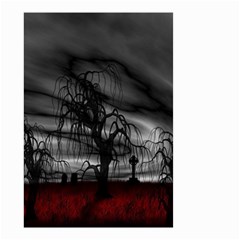 Grave Yard Dark Fantasy Trees Small Garden Flag (Two Sides)