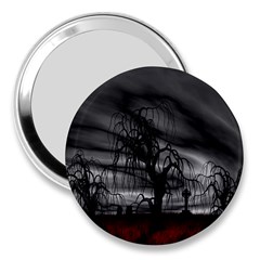 Grave Yard Dark Fantasy Trees 3  Handbag Mirrors