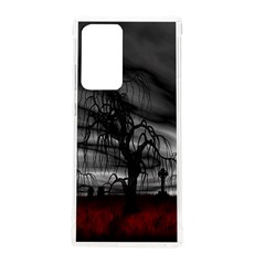 Grave Yard Dark Fantasy Trees Samsung Galaxy Note 20 Ultra Tpu Uv Case by Cemarart