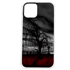 Grave Yard Dark Fantasy Trees Iphone 12 Pro Max Tpu Uv Print Case by Cemarart