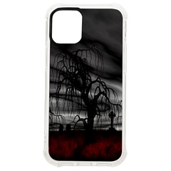 Grave Yard Dark Fantasy Trees Iphone 12 Mini Tpu Uv Print Case	 by Cemarart