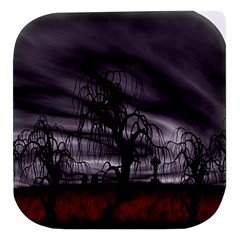 Grave Yard Dark Fantasy Trees Stacked Food Storage Container by Cemarart