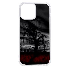 Grave Yard Dark Fantasy Trees Iphone 13 Pro Max Tpu Uv Print Case by Cemarart