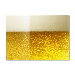 Light Beer Texture Foam Drink In A Glass Sticker A4 (10 Pack) by Cemarart