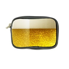 Light Beer Texture Foam Drink In A Glass Coin Purse by Cemarart