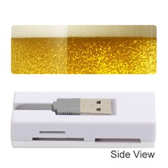 Light Beer Texture Foam Drink In A Glass Memory Card Reader (stick) by Cemarart