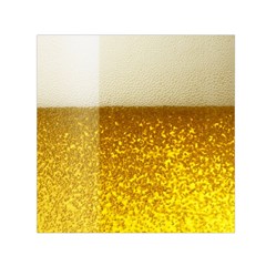 Light Beer Texture Foam Drink In A Glass Square Satin Scarf (30  X 30 ) by Cemarart