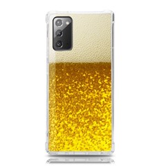 Light Beer Texture Foam Drink In A Glass Samsung Galaxy Note 20 Tpu Uv Case by Cemarart