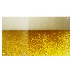 Light Beer Texture Foam Drink In A Glass Banner And Sign 7  X 4 