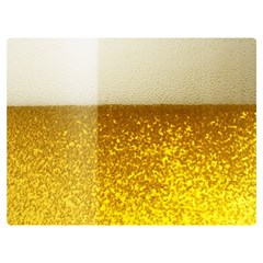 Light Beer Texture Foam Drink In A Glass Two Sides Premium Plush Fleece Blanket (extra Small) by Cemarart